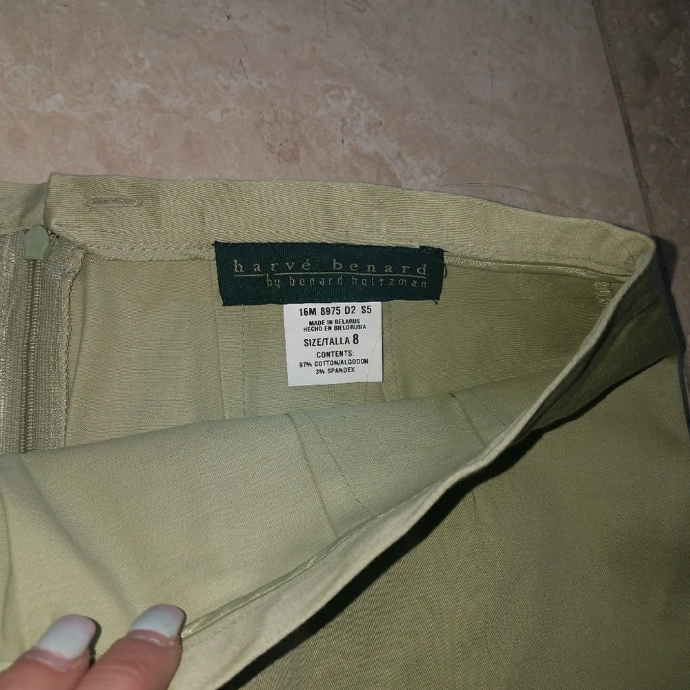 Harve Bernard‎ size8 green pencil skirt
